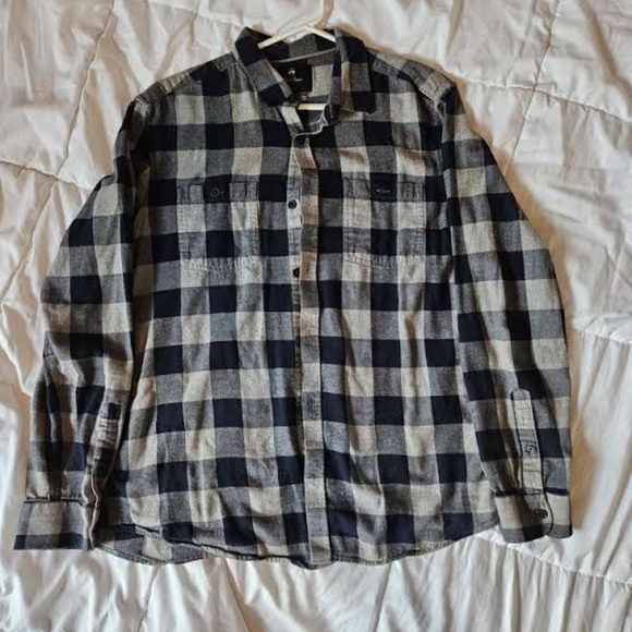 WindRiver blue flannel size large - Picture 1 of 2